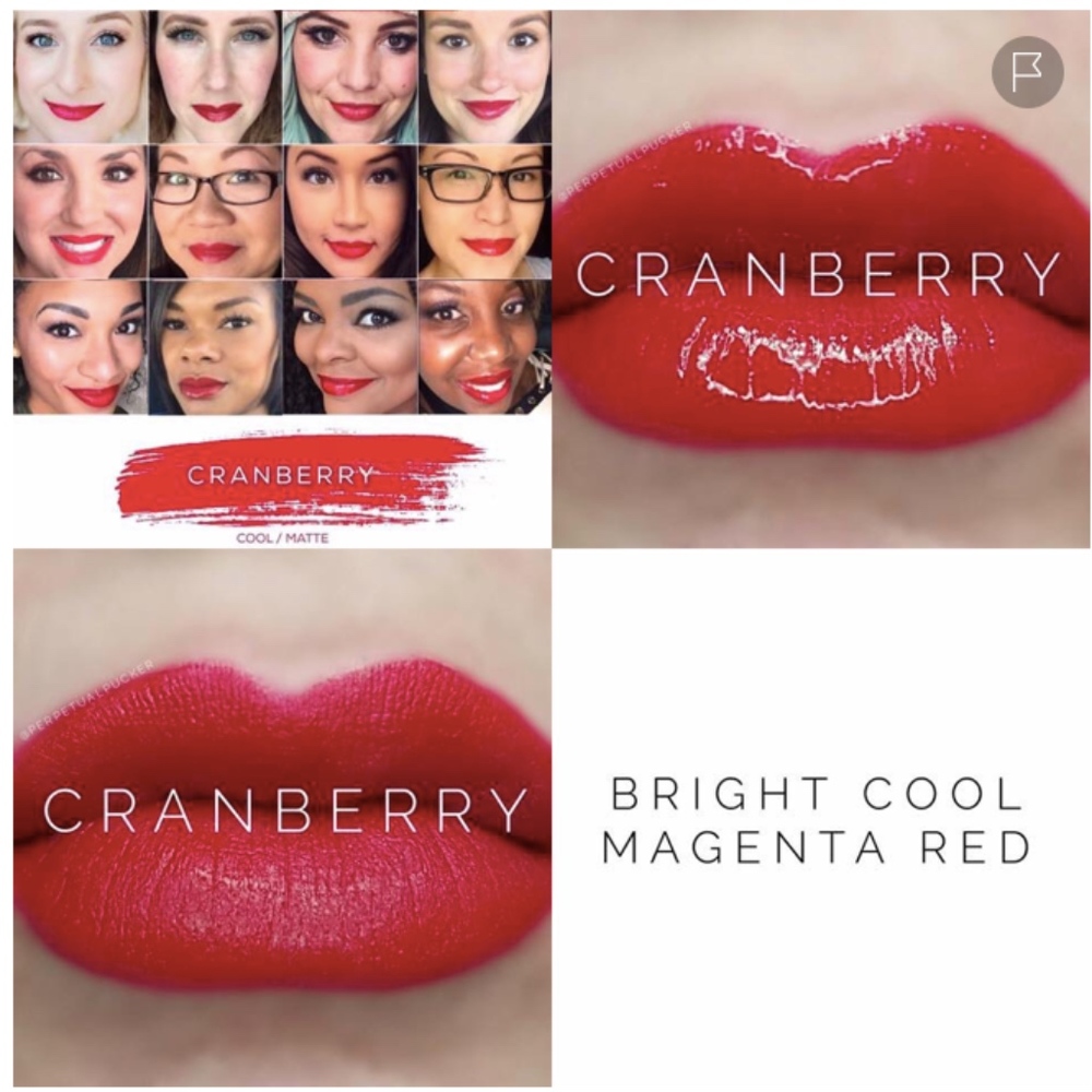 lipsense cranberry with free gloss